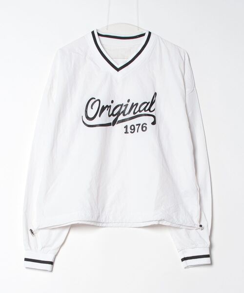 Per sist ence(パーシエンス)の「ロゴ入りスポーツMIXゲームシャツ風リブプルオーバー(Tシャツ/カットソー・レディース・ネイビー/ホワイト/ブルー・FREE)」の9枚目の写真