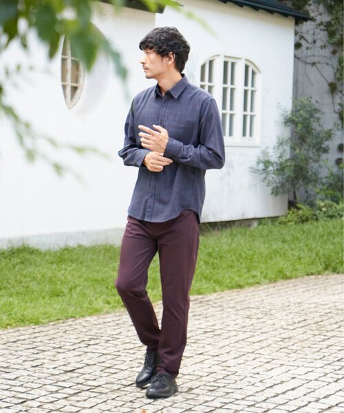ikka(イッカ)の「イージーケアフランネルチェックシャツ(シャツ/ブラウス・メンズ・チャコールグレー/ネイビー/ベージュ・S/M/L/XL)」の9枚目の写真
