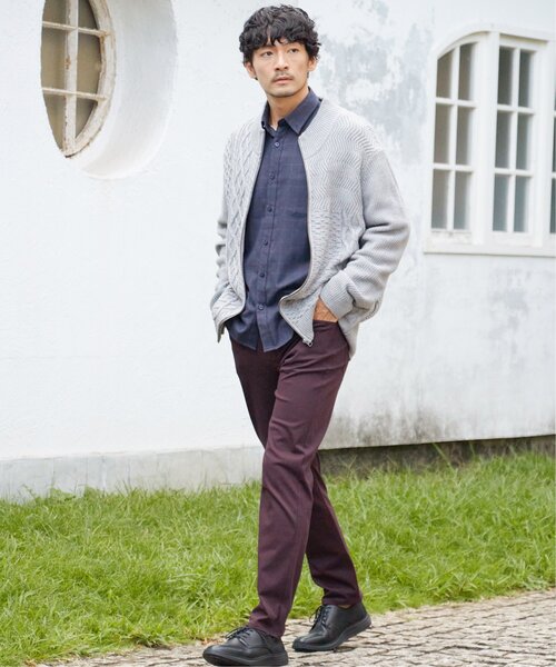 ikka(イッカ)の「イージーケアフランネルチェックシャツ(シャツ/ブラウス・メンズ・チャコールグレー/ネイビー/ベージュ・S/M/L/XL)」の10枚目の写真