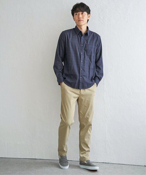 ikka(イッカ)の「イージーケアフランネルチェックシャツ(シャツ/ブラウス・メンズ・チャコールグレー/ネイビー/ベージュ・S/M/L/XL)」の13枚目の写真