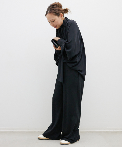 GOLDEN GOOSE（ゴールデングース）の「【GOLDEN GOOSE / ゴールデングース】JOURNEY WS BLOUSE WITH BOW（シャツ/ブラウス・レディース・ブラック・FREE）」の10枚目の写真