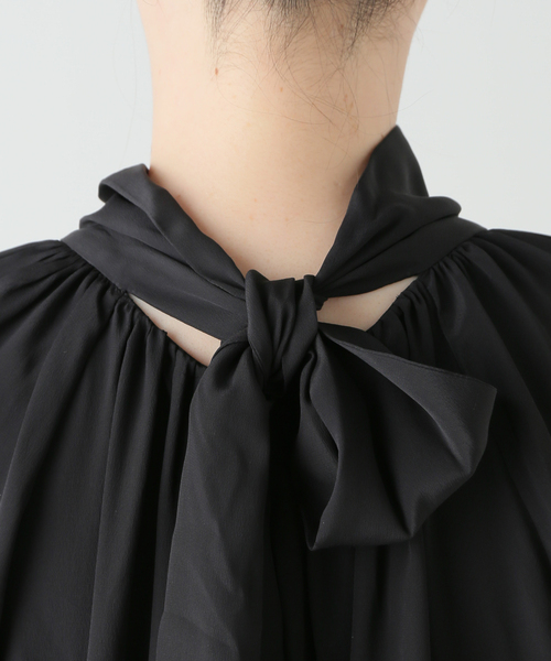 GOLDEN GOOSE（ゴールデングース）の「【GOLDEN GOOSE / ゴールデングース】JOURNEY WS BLOUSE WITH BOW（シャツ/ブラウス・レディース・ブラック・FREE）」の17枚目の写真