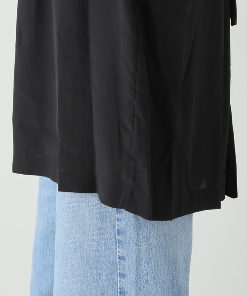 GOLDEN GOOSE（ゴールデングース）の「【GOLDEN GOOSE / ゴールデングース】JOURNEY WS BLOUSE WITH BOW（シャツ/ブラウス・レディース・ブラック・FREE）」の22枚目の写真