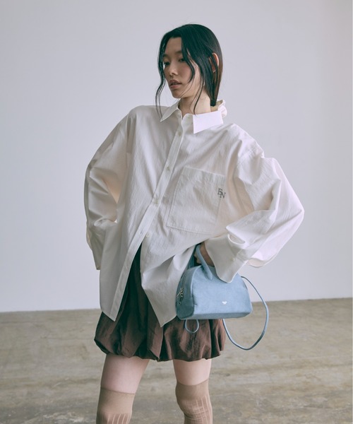 EN NEUME(エンノイム)の「Ballon Mini Skirt(スカート・レディース・ブラック/ブラウン/アイボリー・FREE)」の22枚目の写真