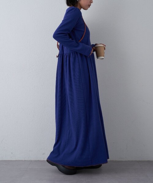 HELLO.SANFRANCISCO（ハローサンフランシスコ）の「【HELLO.SANFRANCISCO】(ロンTee付き)リンガーワンピース（ワンピース・レディース・アイボリー/ブルー/イエロー・ONE SIZE）」の20枚目の写真