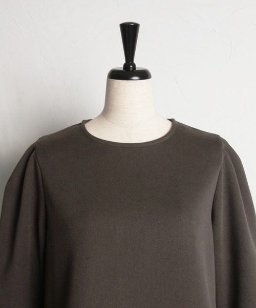 tocco closet（トッコ　クローゼット）の「【ZOZO限定】バラチュール起毛カットプルオーバー（Tシャツ/カットソー・レディース・ブラック/チャコールグレー・M）」の8枚目の写真