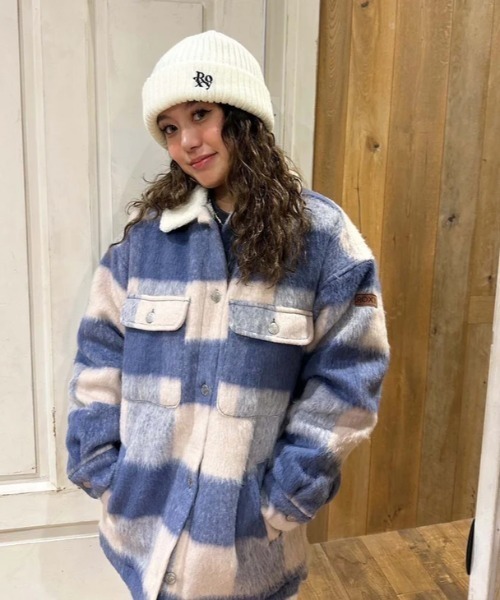 ROXY(ロキシー)の「GOOD TO GO/ロキシーニットキャップ・ビーニー(ニットキャップ/ビーニー・レディース・ブルー/グレー/ブラック/ホワイト/レッド・FREE)」の2枚目の写真