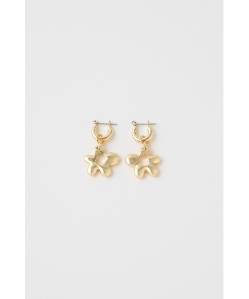 MOUSSY（マウジー）の「NUANCE FLOWER ピアス（ピアス（両耳用）・レディース・シルバー/ゴールド・FREE）」の4枚目の写真