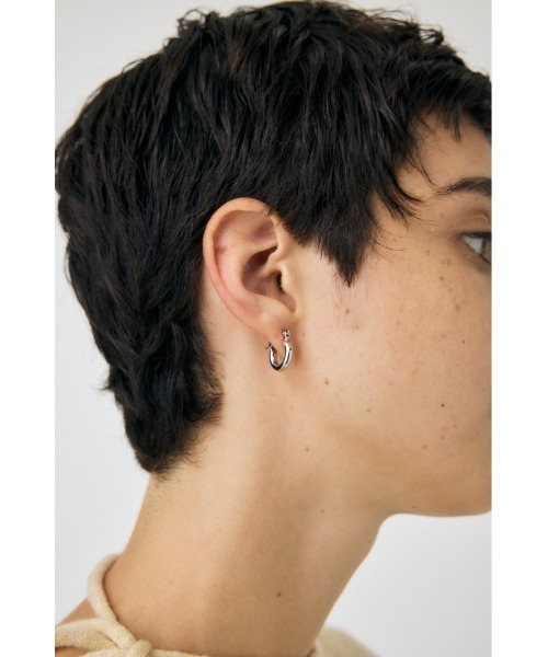 MOUSSY（マウジー）の「NUANCE FLOWER ピアス（ピアス（両耳用）・レディース・シルバー/ゴールド・FREE）」の12枚目の写真