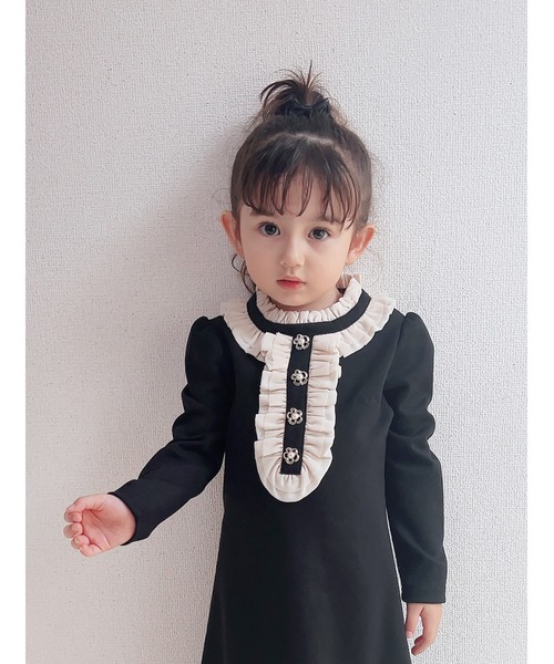 Rora(ローラ)の「エンドラ ワンピース(ワンピース・キッズ・ブラック・120/110/100/140/130)」の6枚目の写真