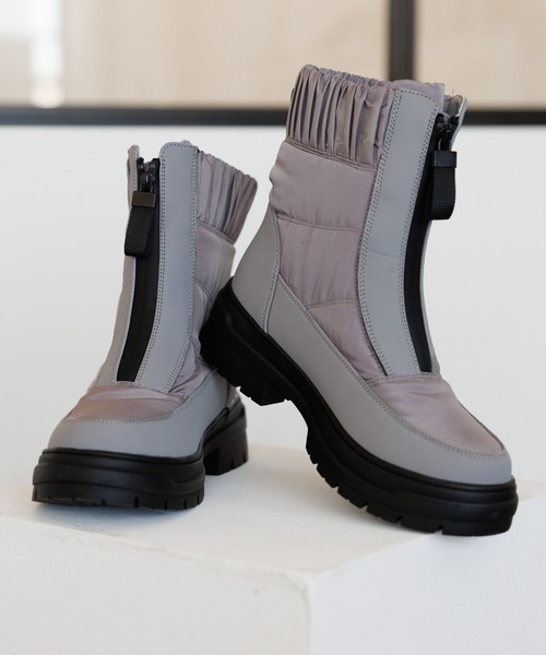 LAKOLE（ラコレ）の「キルティングブーツ / 138752（ブーツ・レディース・ブラック/グレー・LARGE/MEDIUM）」の3枚目の写真