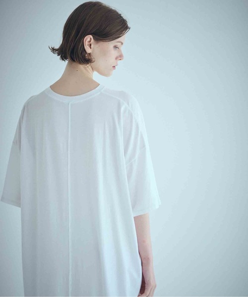 SEA(シー)の「セルロース コージーマキシドレス(ワンピース・レディース・グレー/ブラック/ホワイト・ONE SIZE)」の1枚目の写真