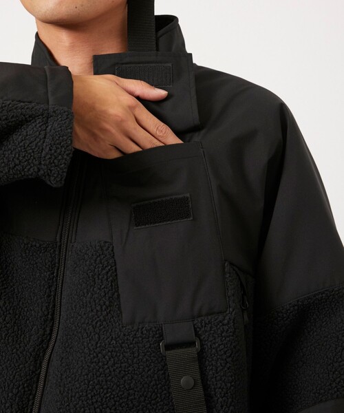 D-VEC（ディーベック）の「【D-VEC/ディーベック】WINDSTOPPER BY GORE-TEX LABS 3×POLARTEC  COAST GUARD.SHIR（ブルゾン・メンズ・ブラック・2/3）」の9枚目の写真