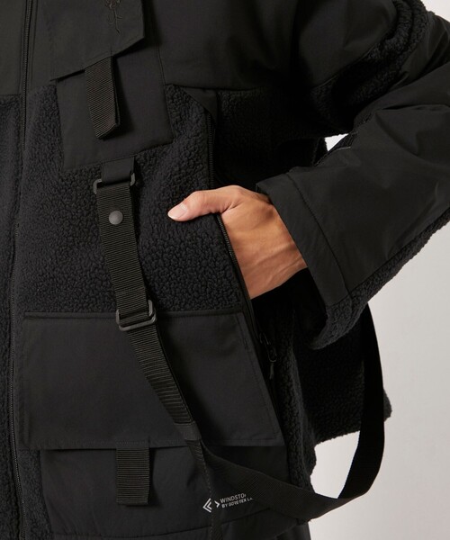 D-VEC（ディーベック）の「【D-VEC/ディーベック】WINDSTOPPER BY GORE-TEX LABS 3×POLARTEC  COAST GUARD.SHIR（ブルゾン・メンズ・ブラック・2/3）」の10枚目の写真