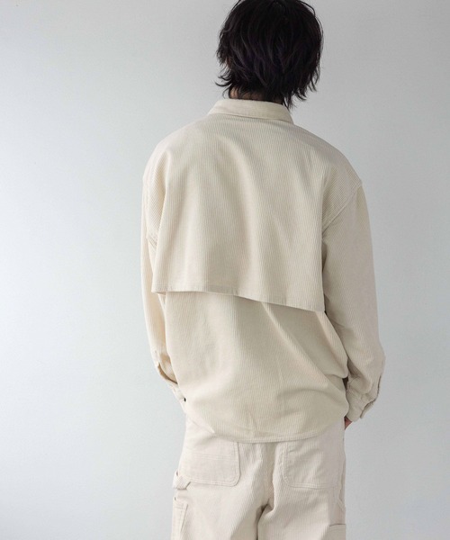 LOWRYS FARM(ローリーズファーム)の「コーデュロイシャツジャケット 250531(シャツ/ブラウス・メンズ・ブラウン/アイボリー・MEDIUM/LARGE)」の15枚目の写真
