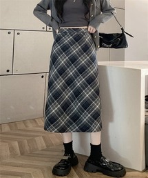 FREE STYLISTS | バックスリットチェックスカート(スカート)