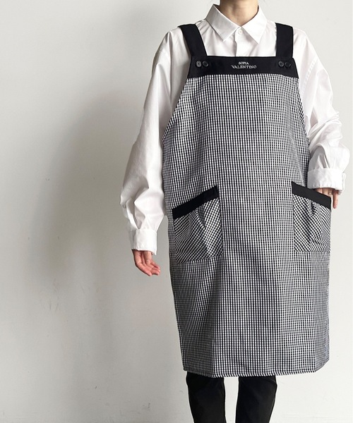 新政　チェックエプロン　新品未使用 新政 チェックエプロン 新品未使用 - メルカリ