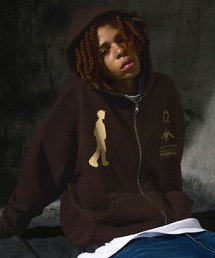 DOMINANT（ドミナント）の「A'GEM/9 × .kom 『DOMINANT/ドミナント』 Believe Vintage Bio Washing Hoodie Zip-Up /ビリーブウォッシングジップアップパーカー（パーカー）」