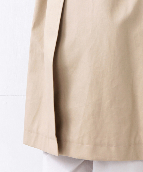 Ray BEAMS(レイビームス)の「ORCIVAL × Ray BEAMS / 別注 トレンチコート(トレンチコート・レディース・ベージュ/ネイビー・1/0)」の12枚目の写真