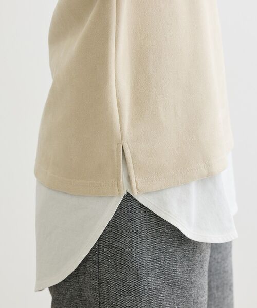 Sugar spoon(シュガースプーン)の「・SUGAR SPOON スエードポンチハーフZIP(Tシャツ/カットソー・レディース・ブラック/グレー/ベージュ/アイボリー・FREE)」の15枚目の写真