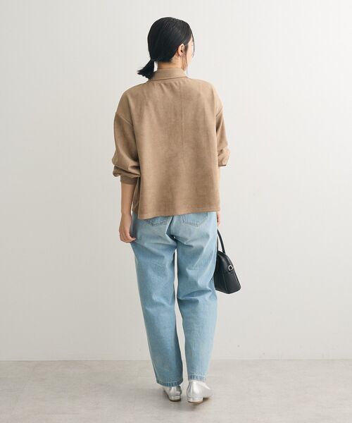 Sugar spoon(シュガースプーン)の「・SUGAR SPOON スエードポンチハーフZIP(Tシャツ/カットソー・レディース・ブラック/グレー/ベージュ/アイボリー・FREE)」の18枚目の写真