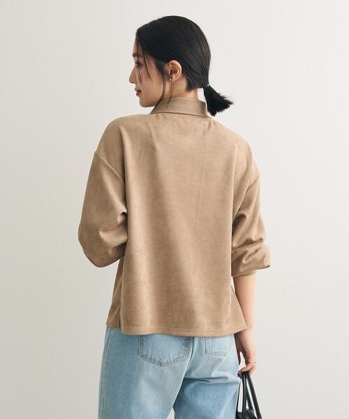 Sugar spoon(シュガースプーン)の「・SUGAR SPOON スエードポンチハーフZIP(Tシャツ/カットソー・レディース・ブラック/グレー/ベージュ/アイボリー・FREE)」の21枚目の写真