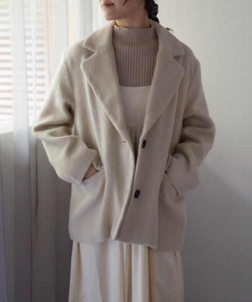 セール】シャギーテーラードジャケット（テーラードジャケット