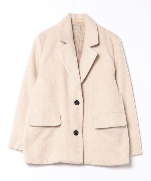シャギーテーラードジャケット（テーラードジャケット）｜TRIANGLE