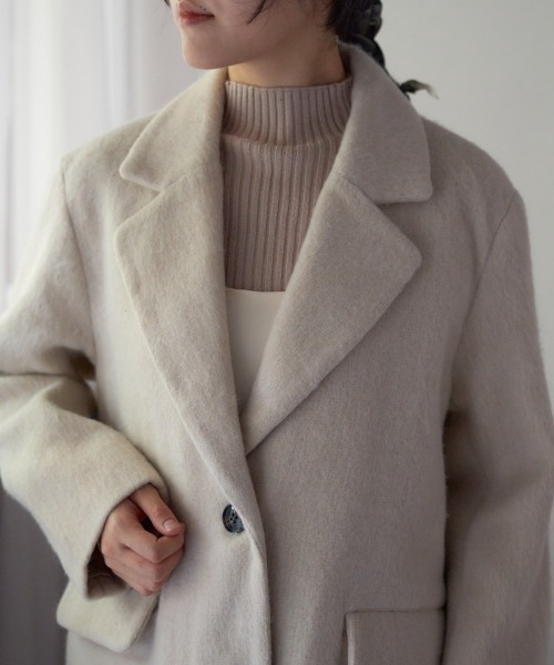 シャギーテーラードジャケット（テーラードジャケット）｜TRIANGLE
