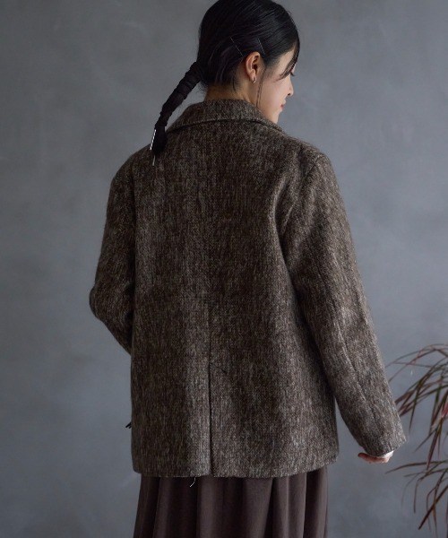 シャギーテーラードジャケット（テーラードジャケット）｜TRIANGLE