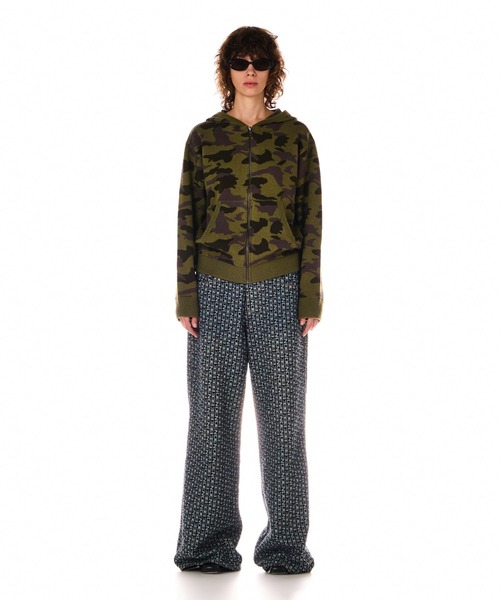 BEEDEN 迷彩 BEEDEN（ビーデン）の「KNIT JQ LOOSE HOODIE（ニット/セーター）」 - WEAR