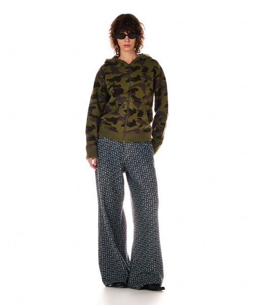 BEEDEN（ビーデン）の「KNIT JQ LOOSE HOODIE（ニット/セーター）」 - WEAR