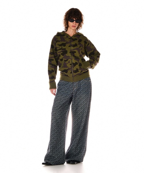 BEEDEN（ビーデン）の「KNIT JQ LOOSE HOODIE（ニット/セーター）」 - WEAR