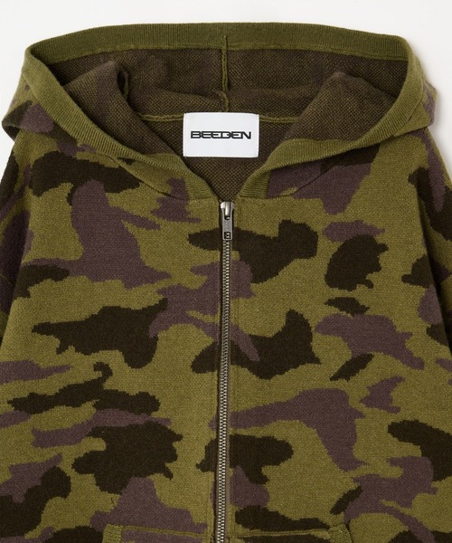 パーカー BEEDEN knit jo loose hoodie BEEDEN knit jo loose hoodie 【公式通販】