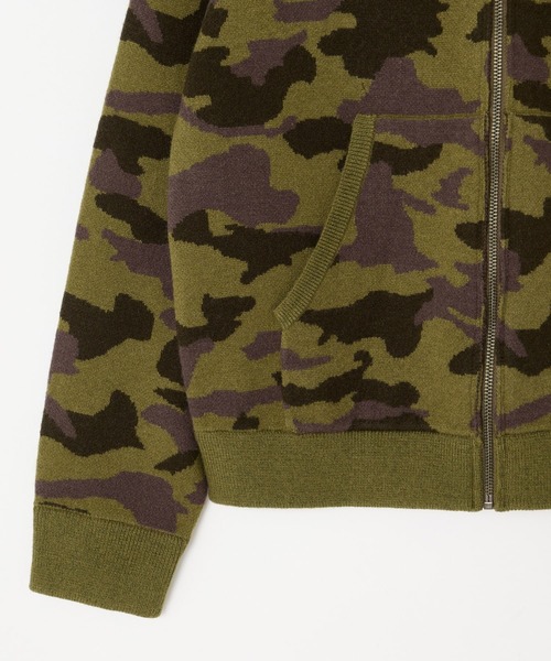 BEEDEN（ビーデン）の「KNIT JQ LOOSE HOODIE（ニット/セーター）」 - WEAR