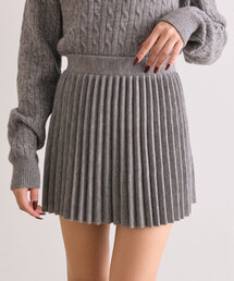 OLIVE des OLIVE | 【SETUPアイテム】ニットプリーツスカート(スカート)