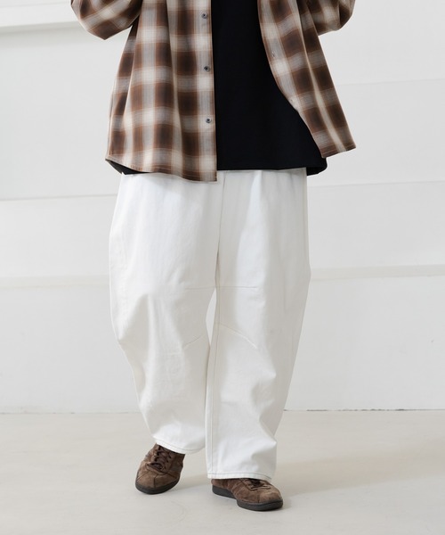 RAGEBLUE（レイジブルー）の「【セットアップ対応】12オンス/デニムカーブバレルパンツ（デニムパンツ・メンズ・ネイビー/ホワイト/グレー/ブルー・SMALL/MEDIUM/LARGE）」の15枚目の写真