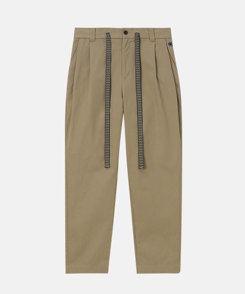 LANVIN en Bleu（ランバンオンブルー）の「【LANVIN en Bleu ESSENTIAL】MONDOVI / ワイドテーパード チノパンツ（チノパンツ・メンズ・ネイビー/ベージュ・SMALL/MEDIUM/LARGE/X-LARGE）」の9枚目の写真