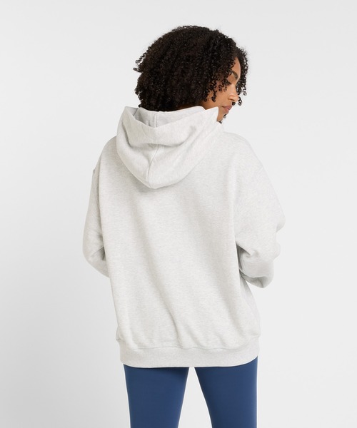 NEW BALANCE(ニューバランス)の「Athletics フレンチテリーロゴフーディ(パーカー・レディース・ヘザーグレー・LARGE/SMALL/MEDIUM)」の3枚目の写真