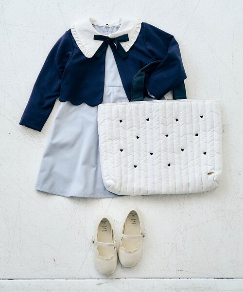 apres les cours（アプレレクール）の「スカラップパンプス（パンプス・キッズ・アイボリー/ブラック・20/19/18/17/16/15 /14）」の5枚目の写真