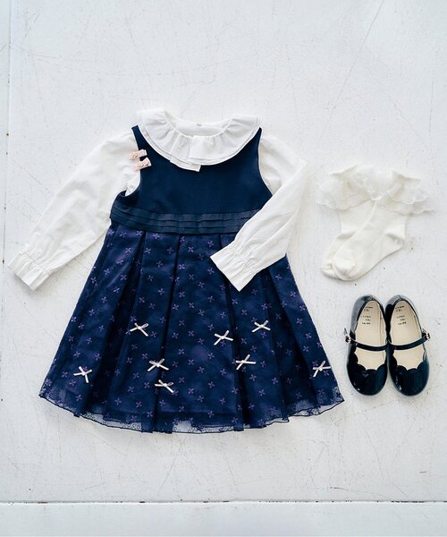 apres les cours（アプレレクール）の「スカラップパンプス（パンプス・キッズ・アイボリー/ブラック・20/19/18/17/16/15 /14）」の6枚目の写真