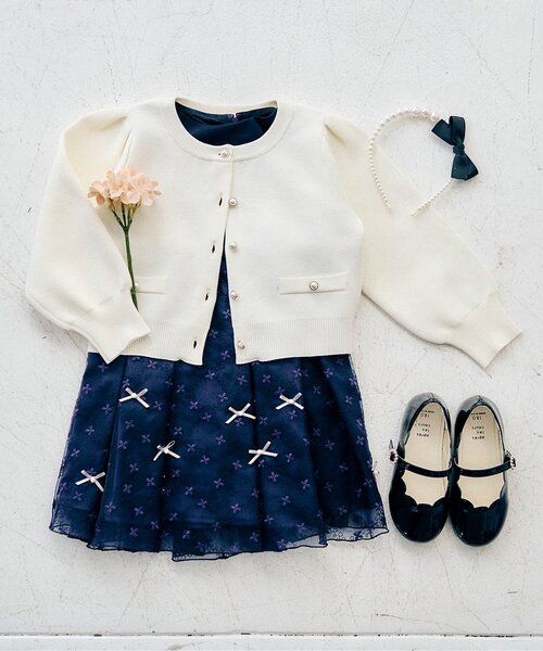 apres les cours（アプレレクール）の「スカラップパンプス（パンプス・キッズ・アイボリー/ブラック・20/19/18/17/16/15 /14）」の7枚目の写真