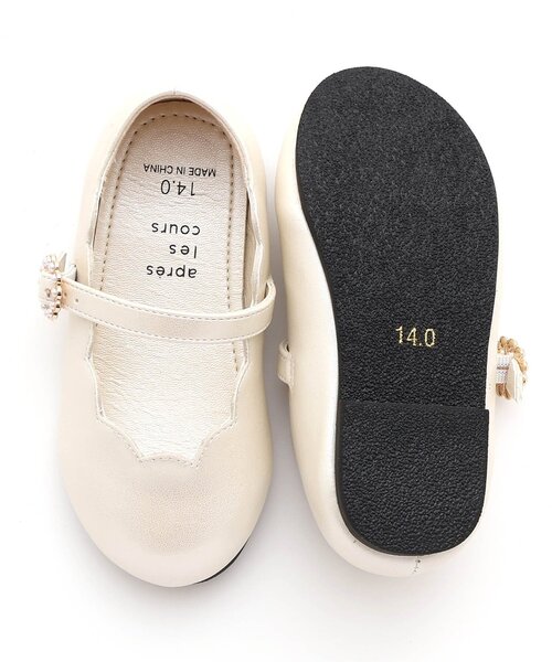 apres les cours（アプレレクール）の「スカラップパンプス（パンプス・キッズ・アイボリー/ブラック・20/19/18/17/16/15 /14）」の11枚目の写真