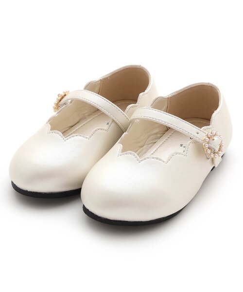 apres les cours（アプレレクール）の「スカラップパンプス（パンプス・キッズ・アイボリー/ブラック・20/19/18/17/16/15 /14）」の13枚目の写真