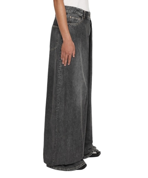 Washed denim super wide pants デニムパンツ WASHED DENIM SUPER WIDE PANTS（デニムパンツ）｜JOHN LAWRENCE