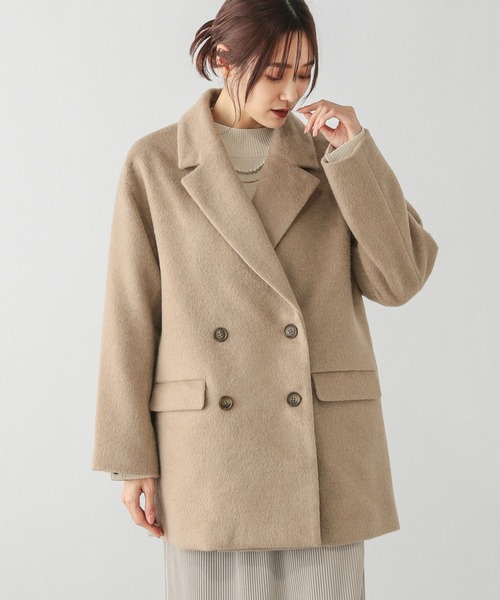 GLOBAL WORK（グローバルワーク）の「シャギーWジャケットコート