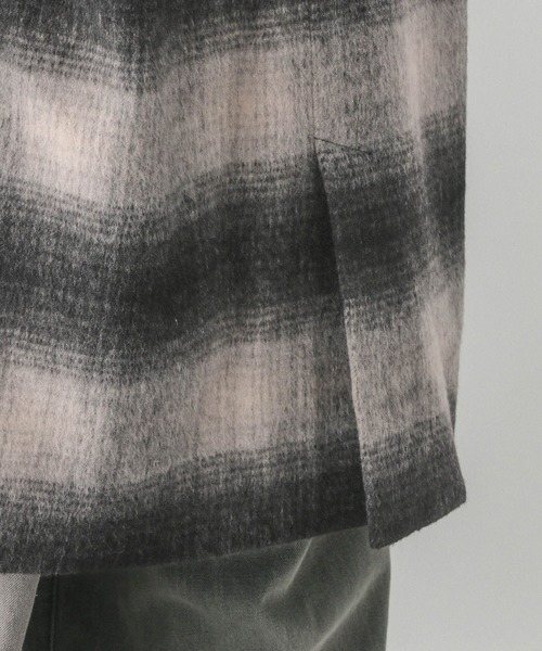 GLOBAL WORK（グローバルワーク）の「シャギーWジャケットコート/286009（チェスターコート・レディース・ベージュ/チェック/チャコール・MEDIUM/LARGE）」の11枚目の写真