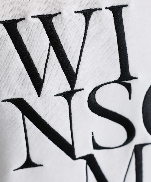 Riberry（リベリー）の「WINSOME刺繍レタリングロゴスウェット（スウェット・レディース・ネイビー系/ネイビー×ホワイト/ブラック×ピンク/ホワイト系1/ホワイト系2/ライトグレー系1/ライトグレー系2・FREE）」の8枚目の写真