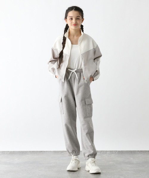 GLOBAL WORK（グローバルワーク）の「スゴラクストレッチスウェットカーゴパンツ/286107（スウェットパンツ・キッズ・ブラック/杢グレー・130cm/140cm/150cm/160cm/170cm）」の18枚目の写真