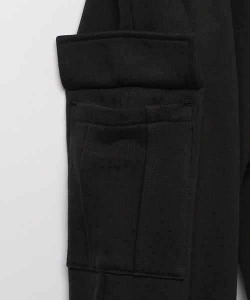 GLOBAL WORK（グローバルワーク）の「スゴラクストレッチスウェットカーゴパンツ/286107（スウェットパンツ・キッズ・ブラック/杢グレー・130cm/140cm/150cm/160cm/170cm）」の8枚目の写真